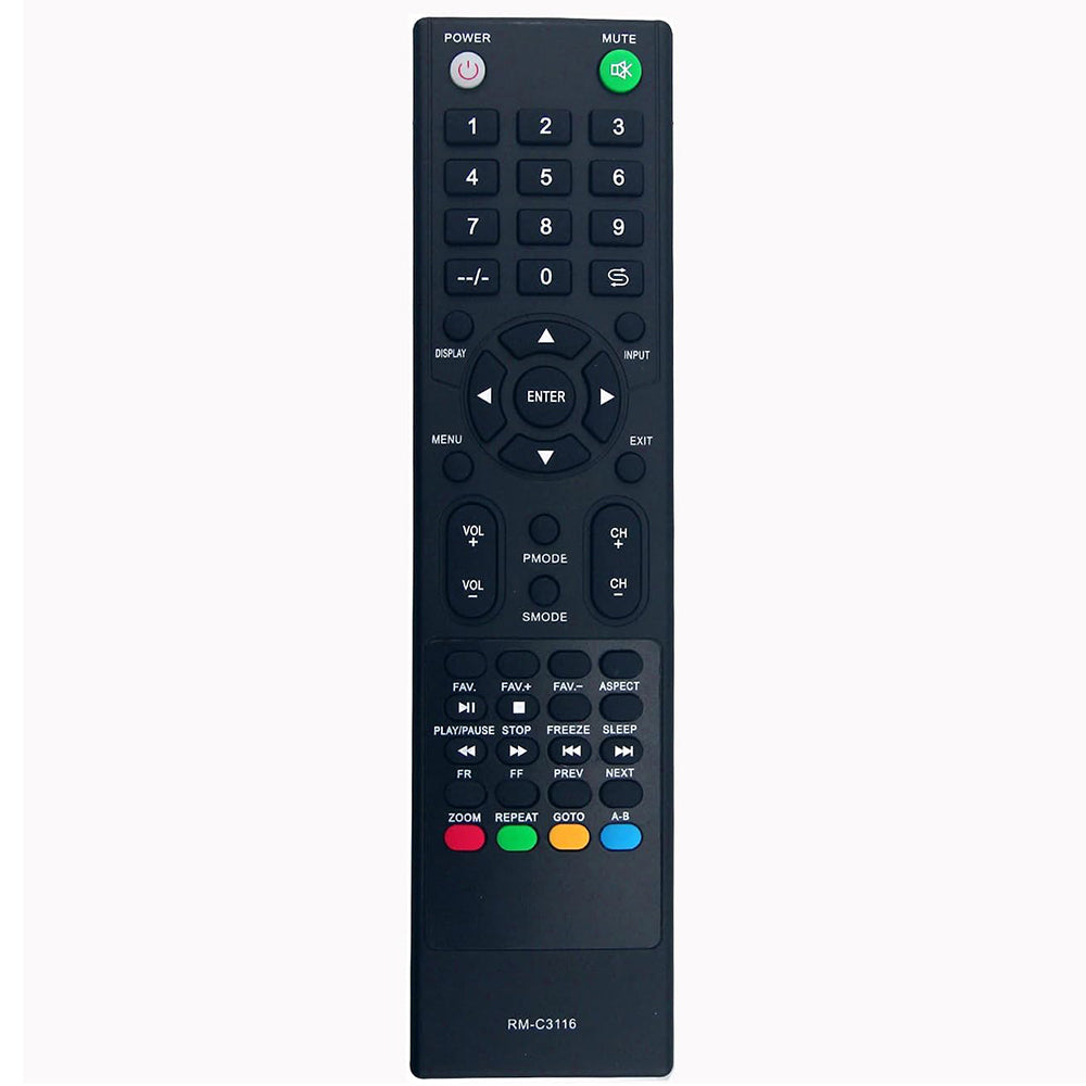 RM-C3116 RM-C3222 Remote Control Replacement for JVC Smart TV LT-48N570A