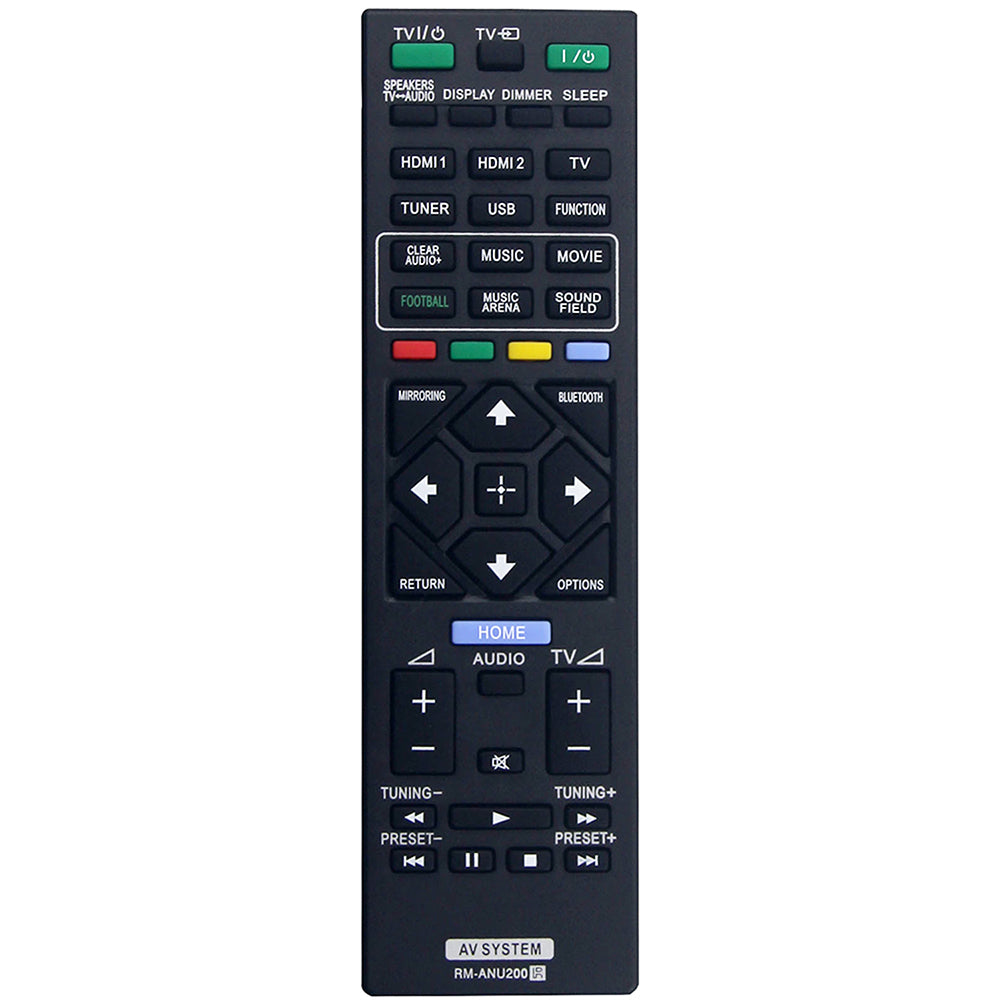 RM-ANU200 Remote Control Replacement for Sony AV System HT-IV300