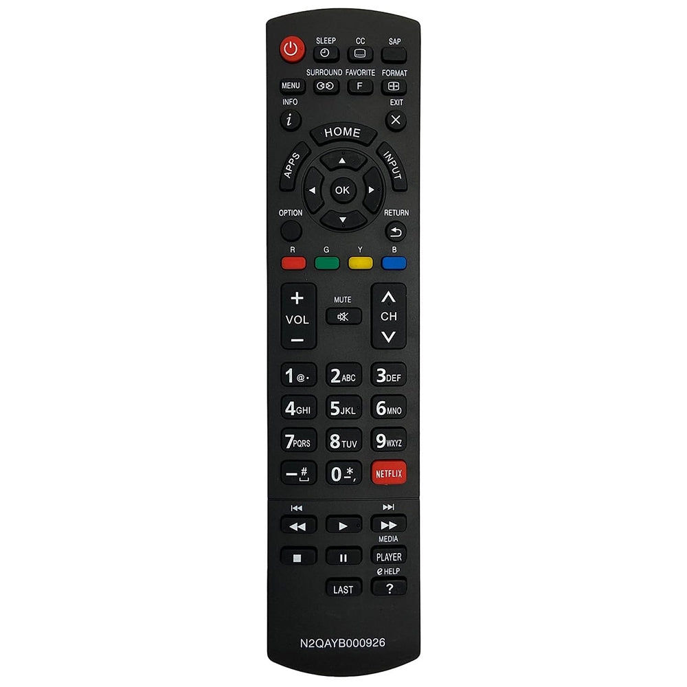 N2QAYB000926 Remote Control Replacement for Panasonic TV TC-50AS530U