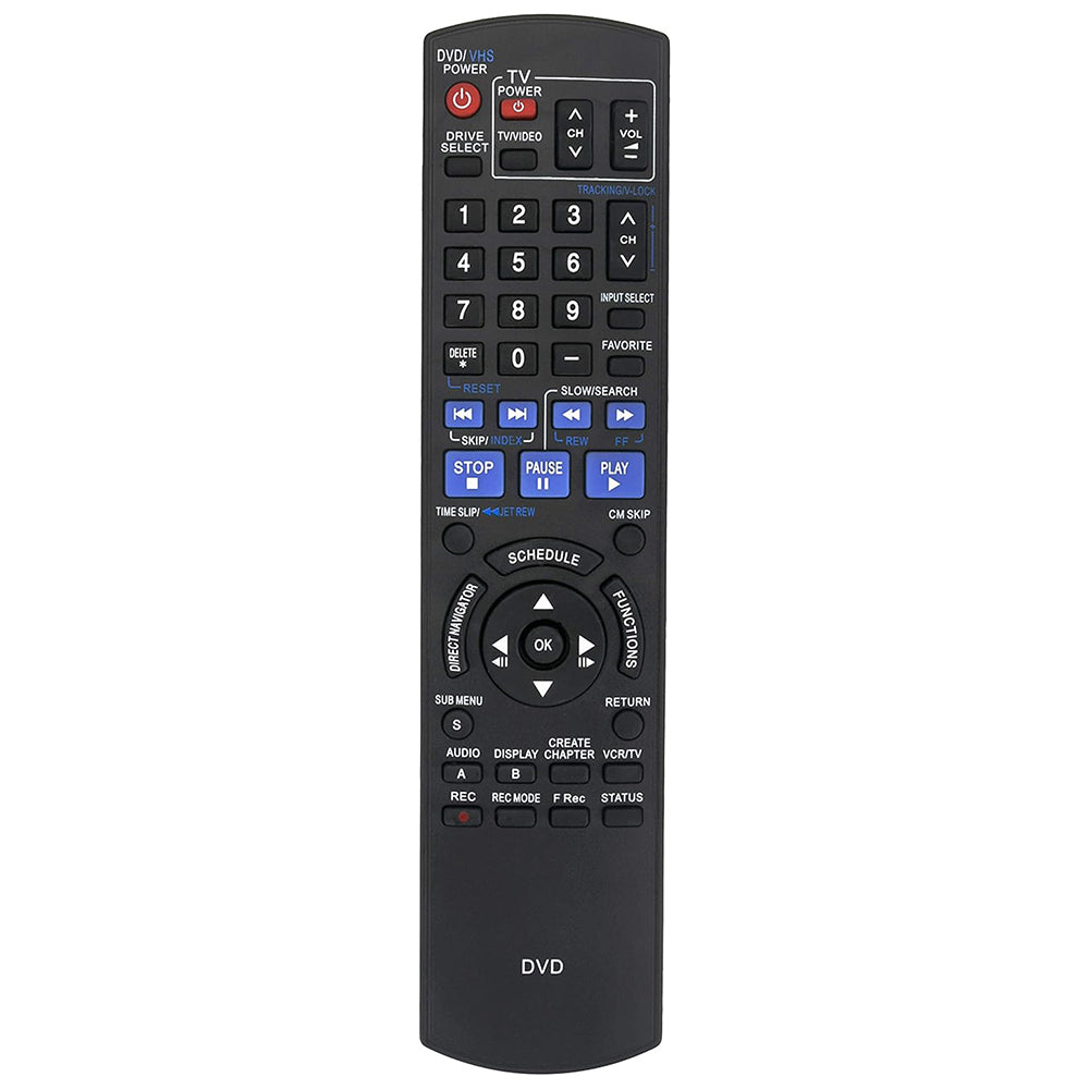 N2QAYB000197 Remote Control Replacement for Panasonic DVD Recorder DMR-EZ48V