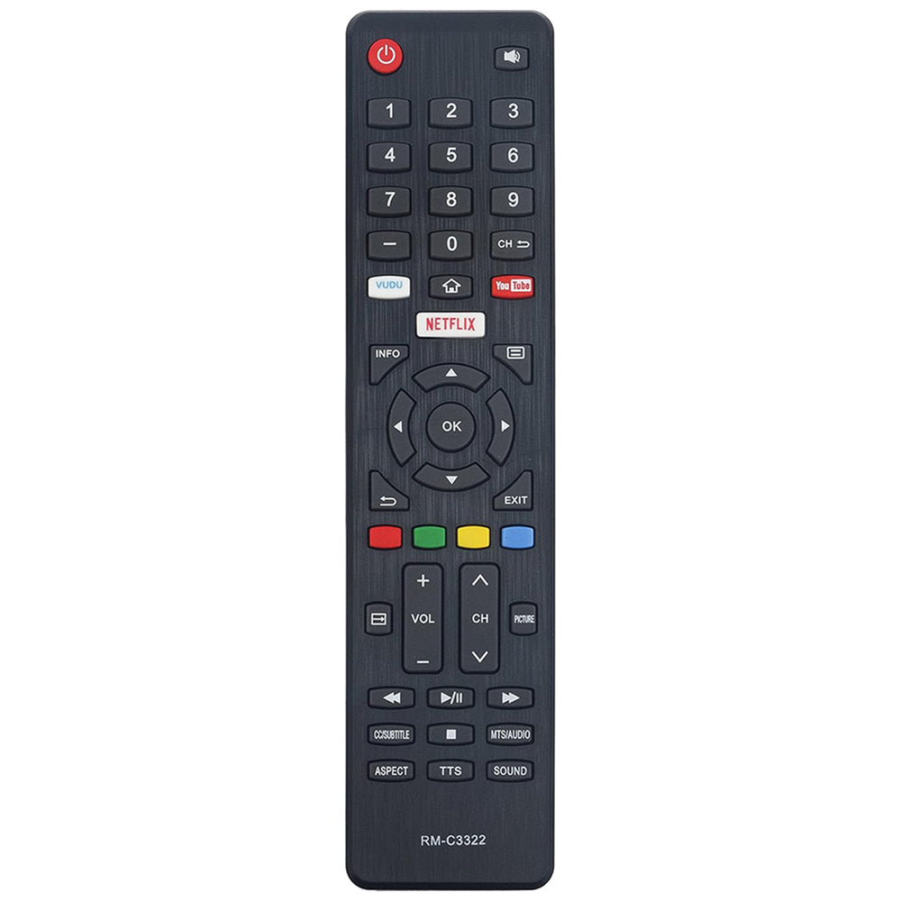 RM-C3322 Remote Control Replacement for JVC Smart TV LT-58MA887 LT-65MA877