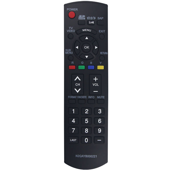 N2QAYB000221 Remote Control Replacement for Panasonic Plasma TV TH-42P ...