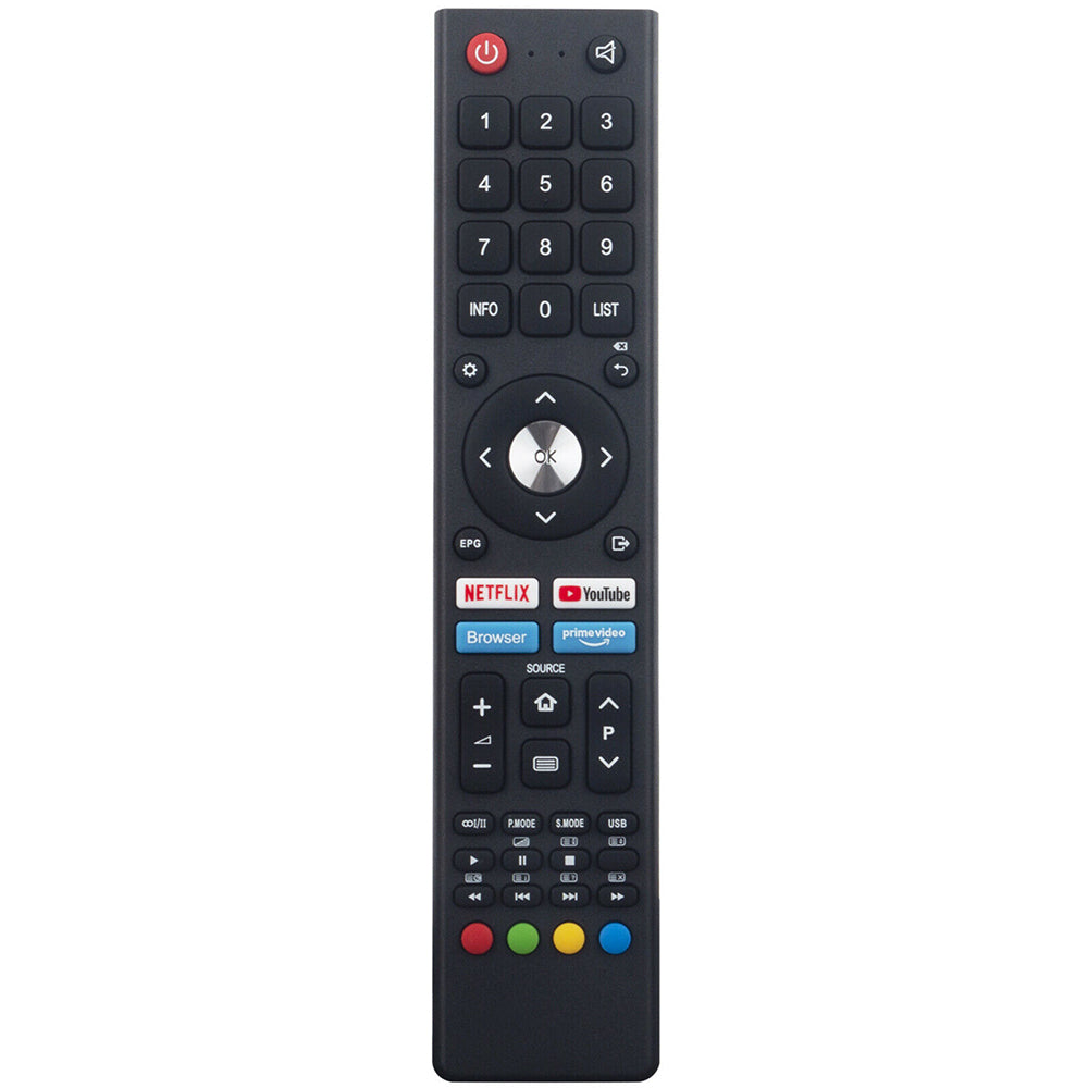 GCBLTV02BDBIR Remote Replacement for CHIQ TV